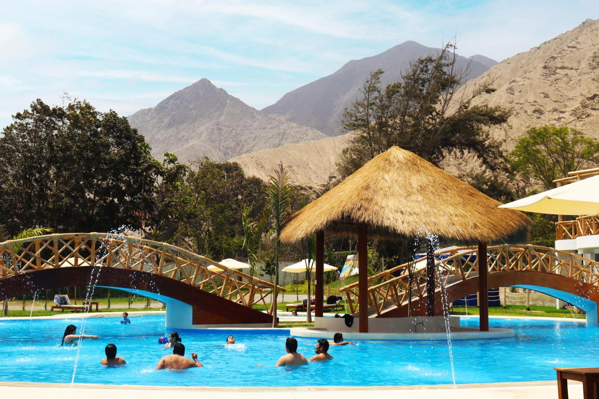 Los Andes - Restaurant & Bungalows Cieneguilla Esterno foto